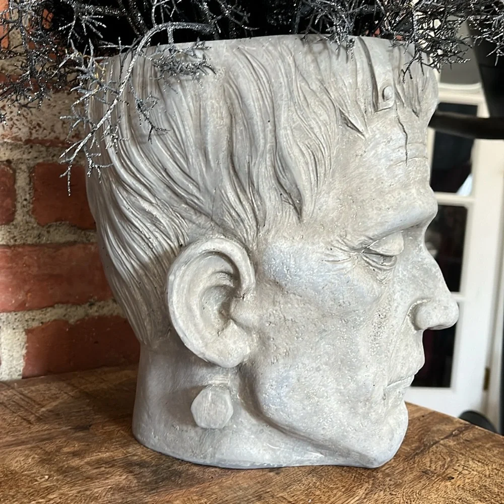 Martha Stewart Frankenstein head decoration new with tags perfect for Halloween